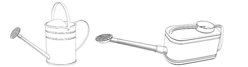 clipstudio用【3D】ジョーロ (2種類)