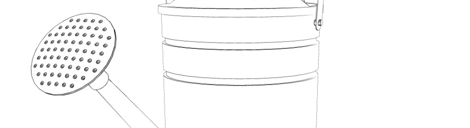 clipstudio用【3D】ジョーロ (2種類)