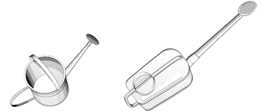 clipstudio用【3D】ジョーロ (2種類)