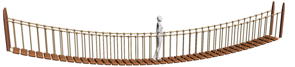 clipstudio用【3D】吊り橋(10mと3mの2種類)