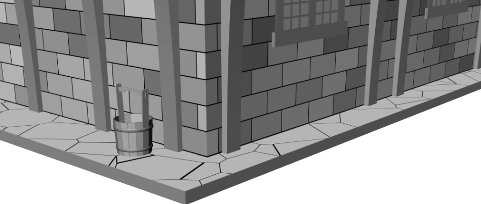 clipstudio用【3D】ファンタジーハウス4