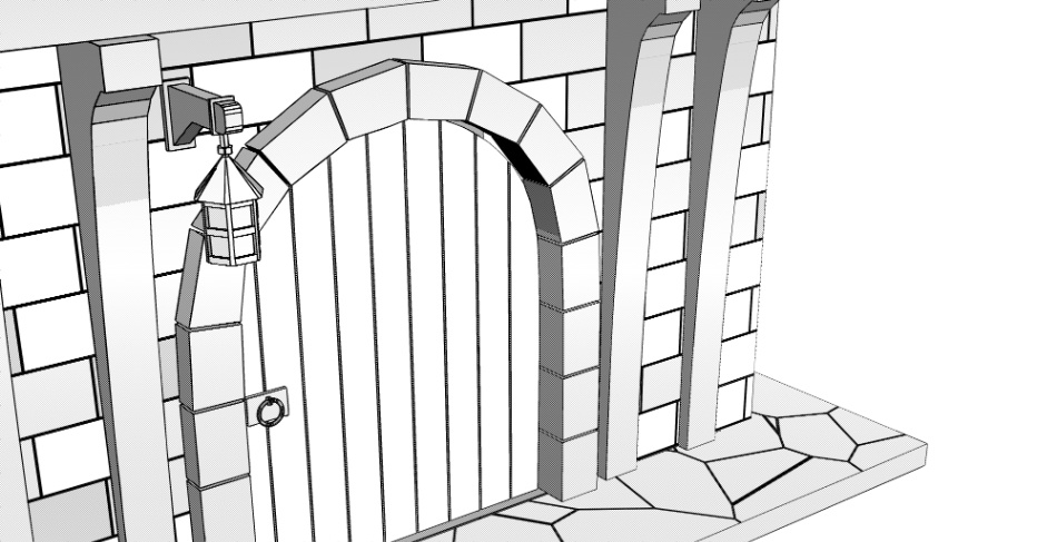 clipstudio用【3D】ファンタジーハウス4