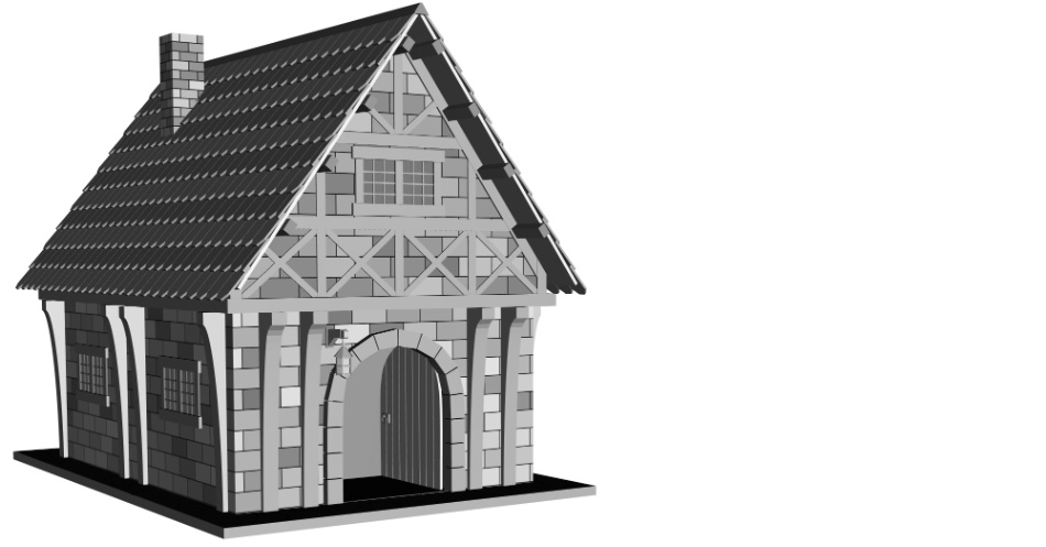 clipstudio用【3D】ファンタジーハウス4