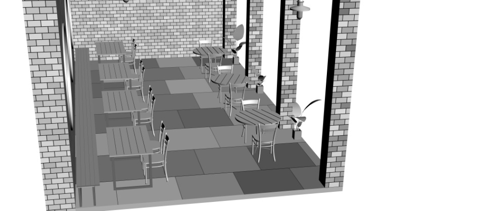 clipstudio用【3D】cafe