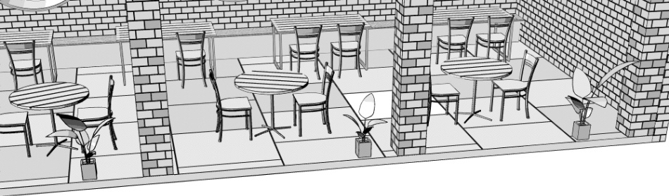 clipstudio用【3D】cafe