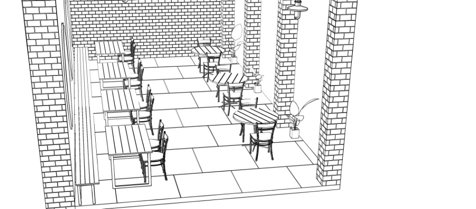 clipstudio用【3D】cafe