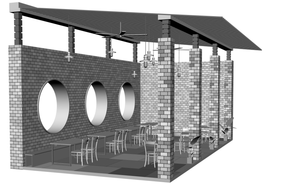 clipstudio用【3D】cafe