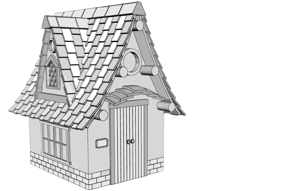 clipstudio用【3D】ファンタジーハウス5