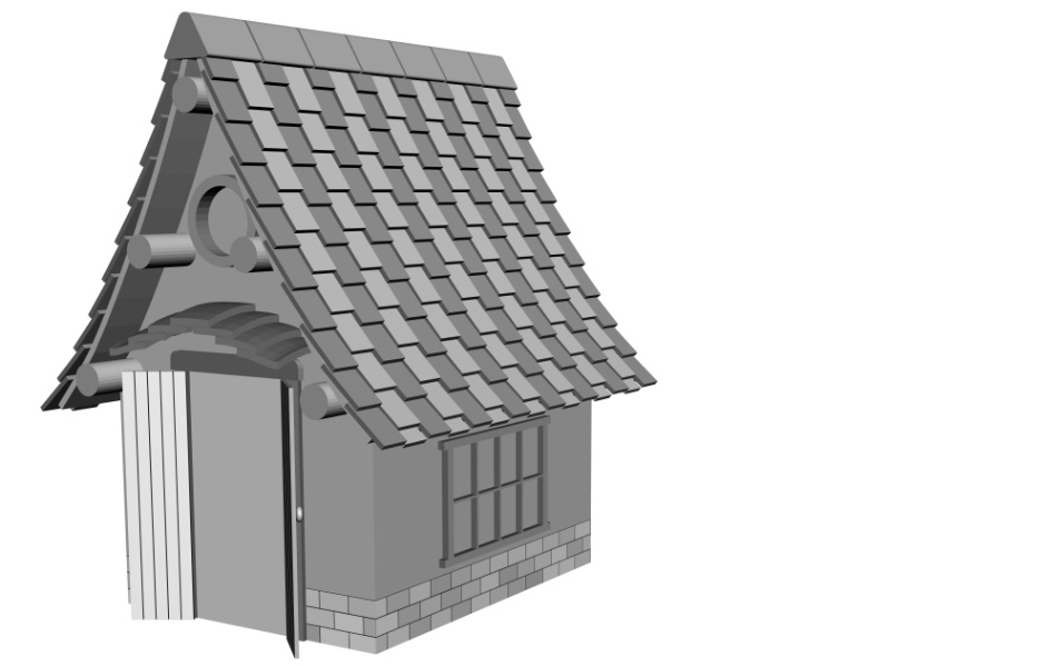 clipstudio用【3D】ファンタジーハウス5