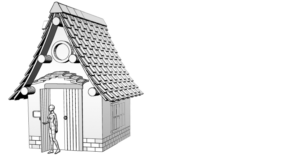 clipstudio用【3D】ファンタジーハウス5