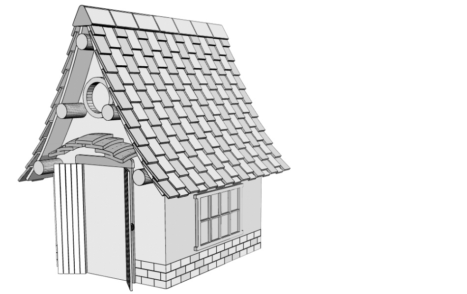 clipstudio用【3D】ファンタジーハウス5