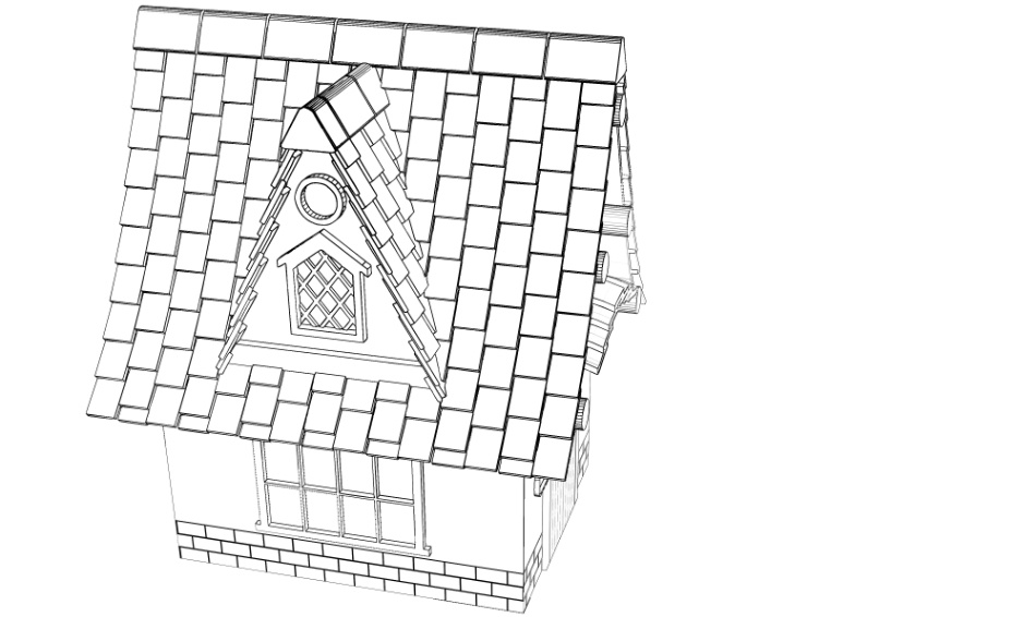 clipstudio用【3D】ファンタジーハウス5