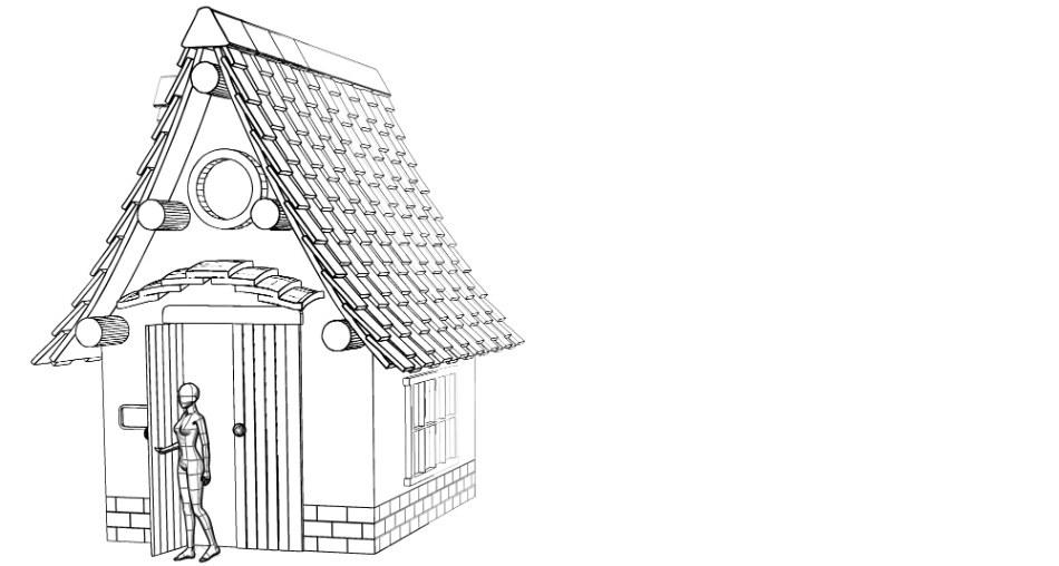 clipstudio用【3D】ファンタジーハウス5