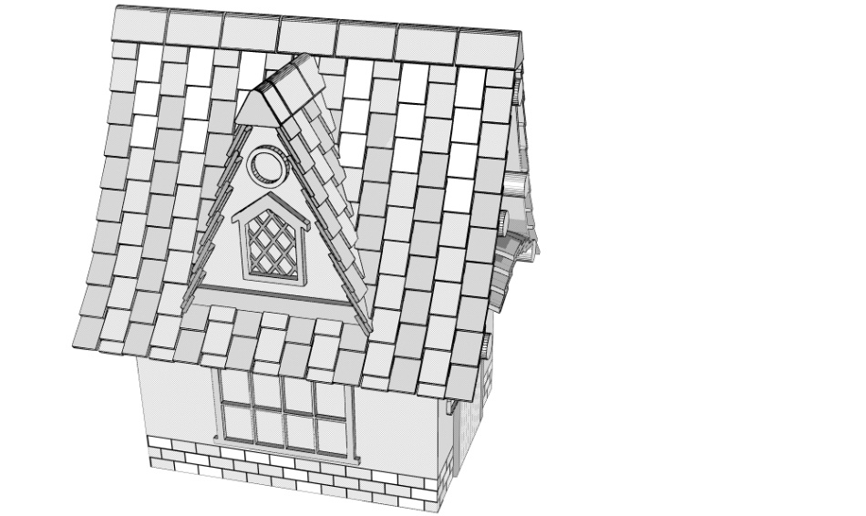 clipstudio用【3D】ファンタジーハウス5