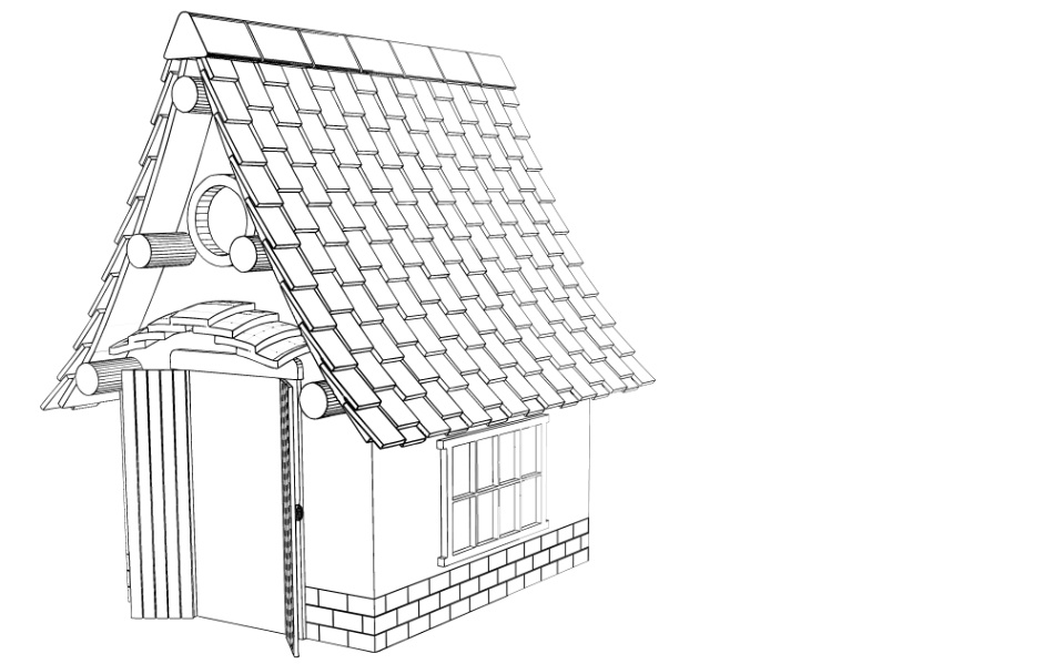 clipstudio用【3D】ファンタジーハウス5