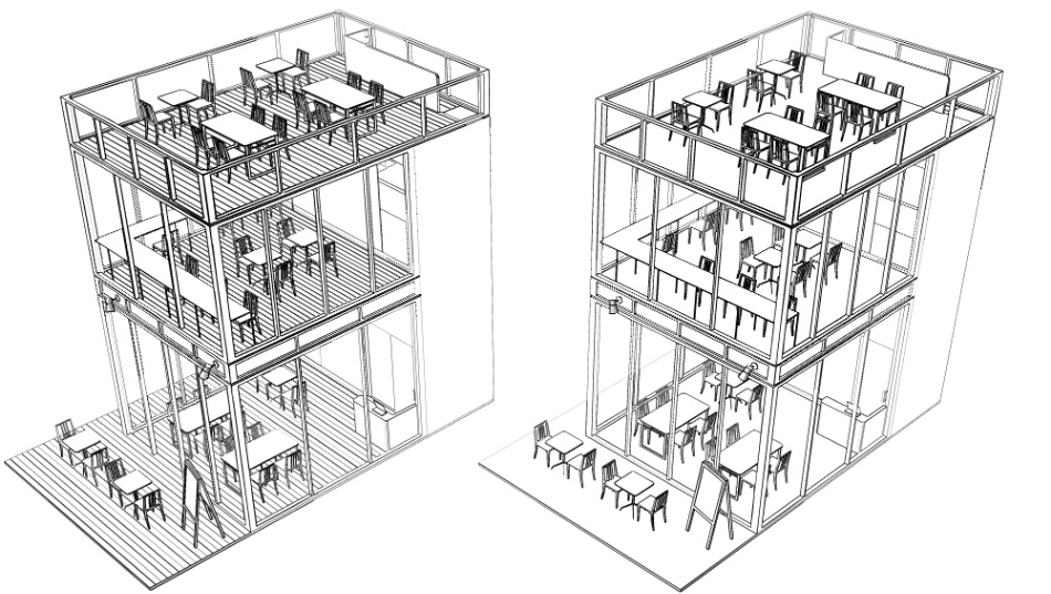 clipstudio用【3D】cafe 2