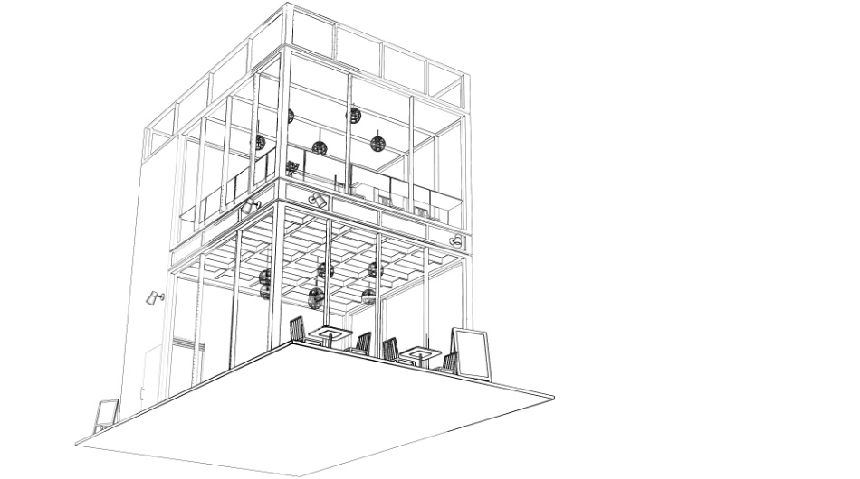 clipstudio用【3D】cafe 2