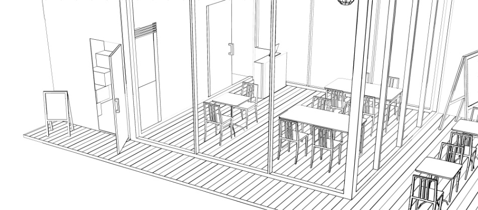 clipstudio用【3D】cafe 2