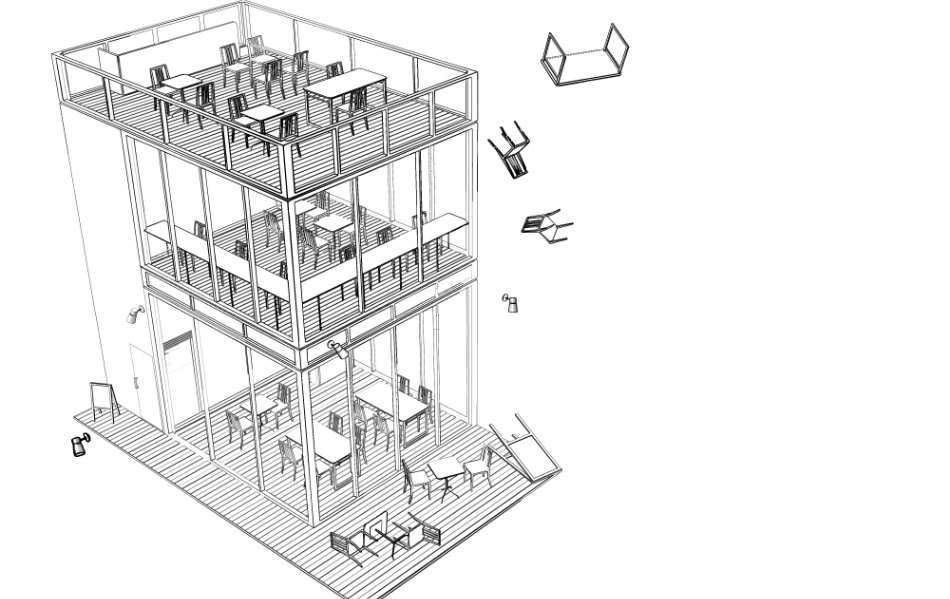 clipstudio用【3D】cafe 2