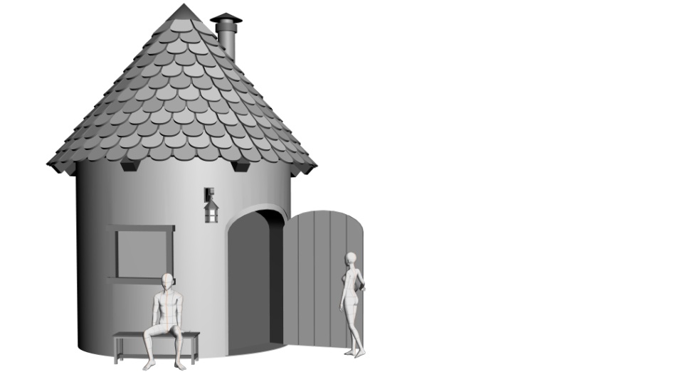 clipstudio用【3D】ファンタジーハウス6