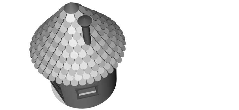 clipstudio用【3D】ファンタジーハウス6