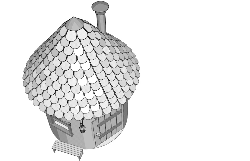 clipstudio用【3D】ファンタジーハウス6