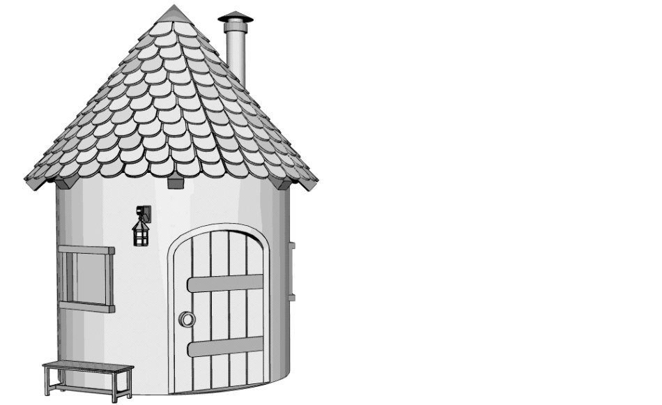 clipstudio用【3D】ファンタジーハウス6