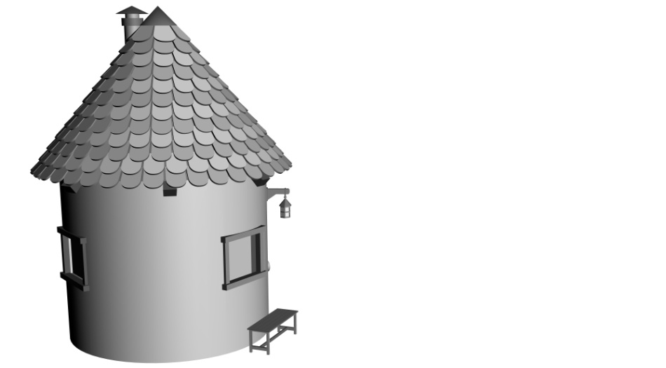 clipstudio用【3D】ファンタジーハウス6