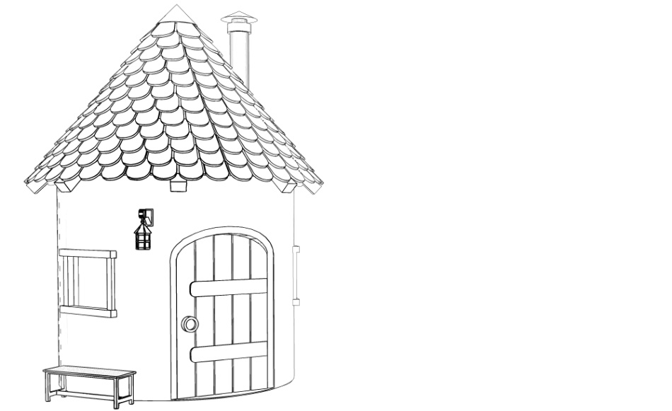 clipstudio用【3D】ファンタジーハウス6