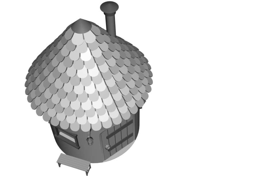 clipstudio用【3D】ファンタジーハウス6