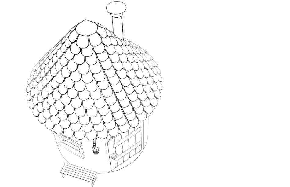 clipstudio用【3D】ファンタジーハウス6