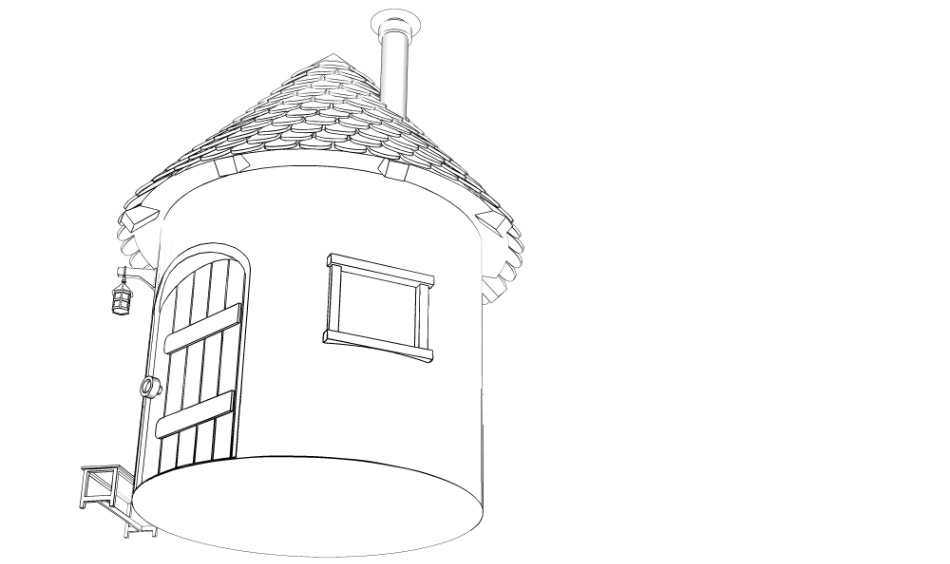 clipstudio用【3D】ファンタジーハウス6