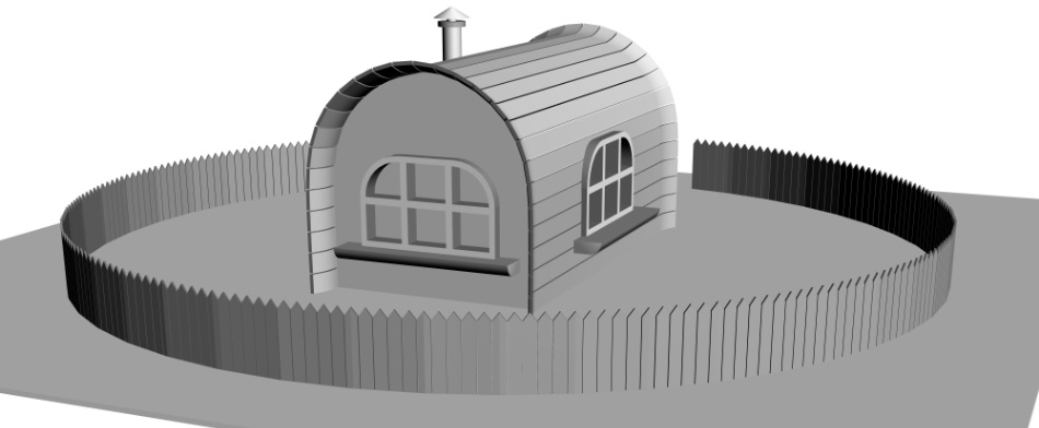 clipstudio用【3D】ファンタジーハウス 7