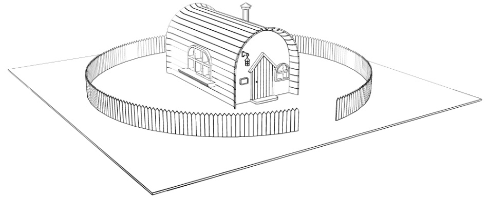 clipstudio用【3D】ファンタジーハウス 7