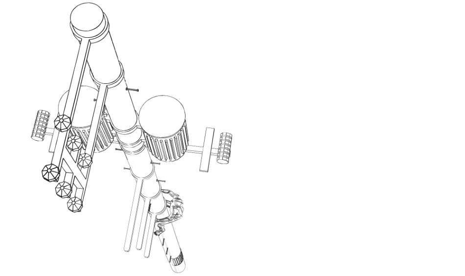 clipstudio用【3D】電柱 × 5種類