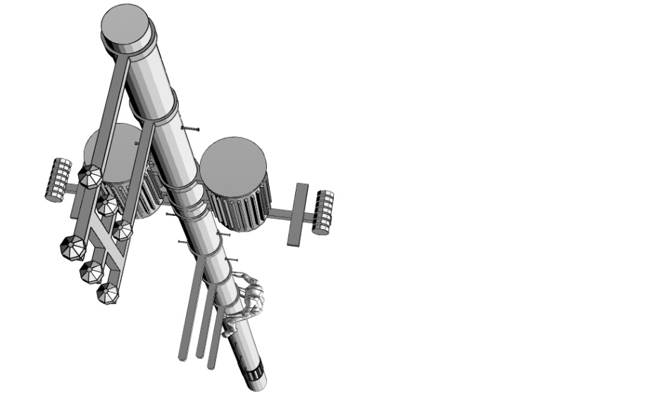 clipstudio用【3D】電柱 × 5種類