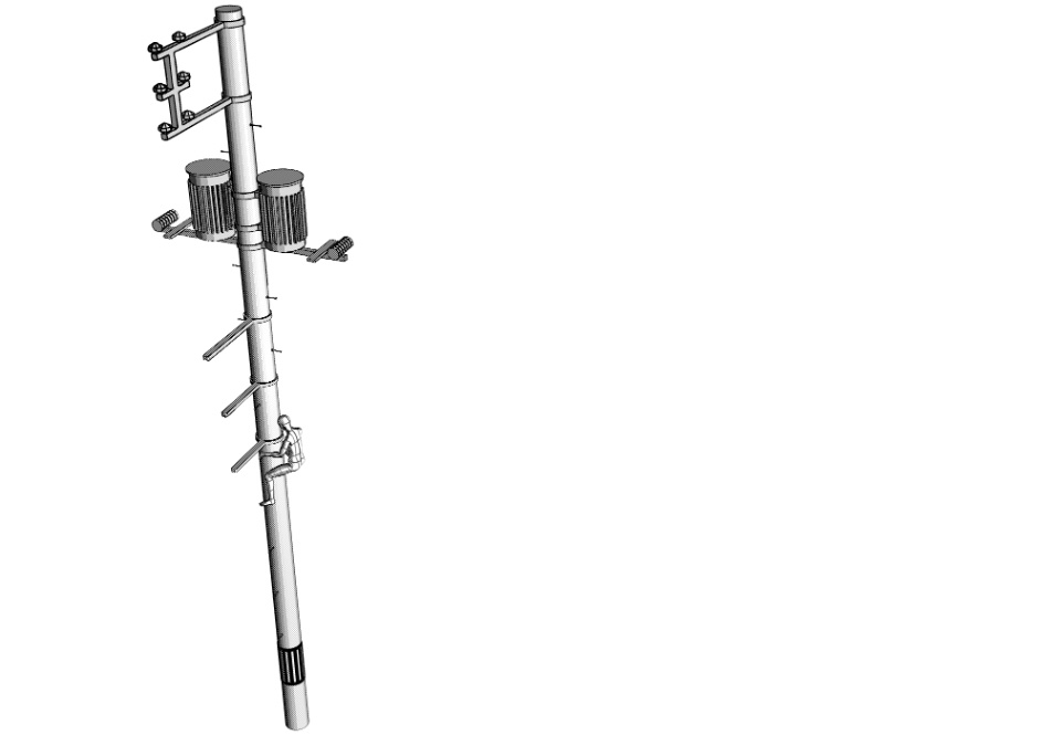 clipstudio用【3D】電柱 × 5種類