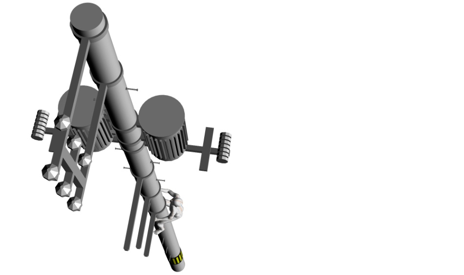 clipstudio用【3D】電柱 × 5種類