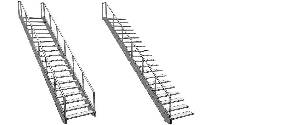 clipstudio用【3D】階段 × 3種類