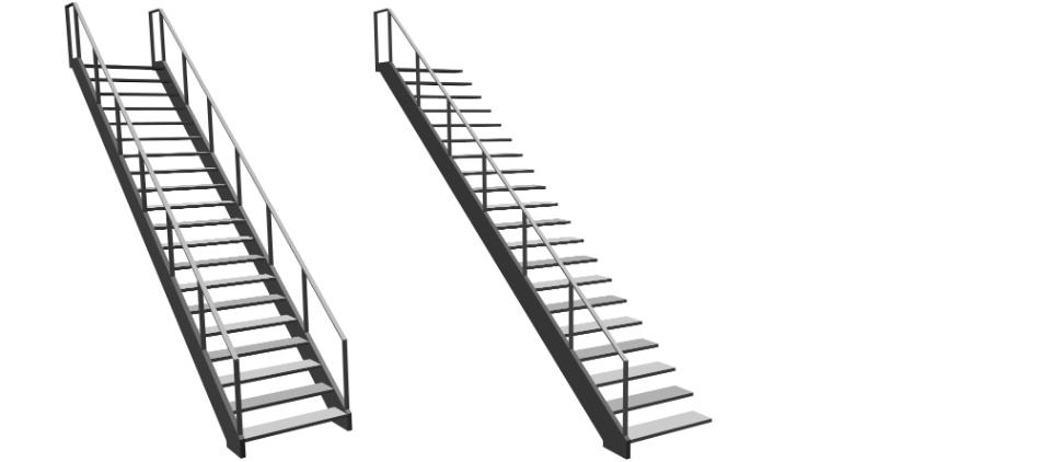 clipstudio用【3D】階段 × 3種類