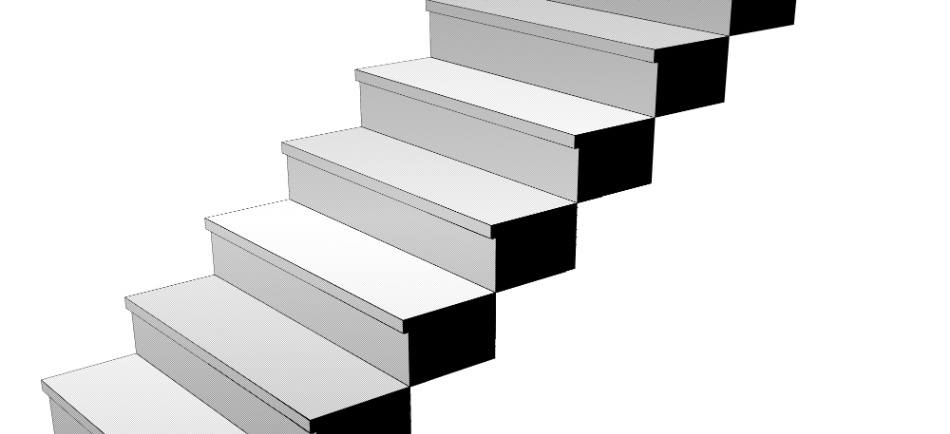 clipstudio用【3D】階段 × 3種類