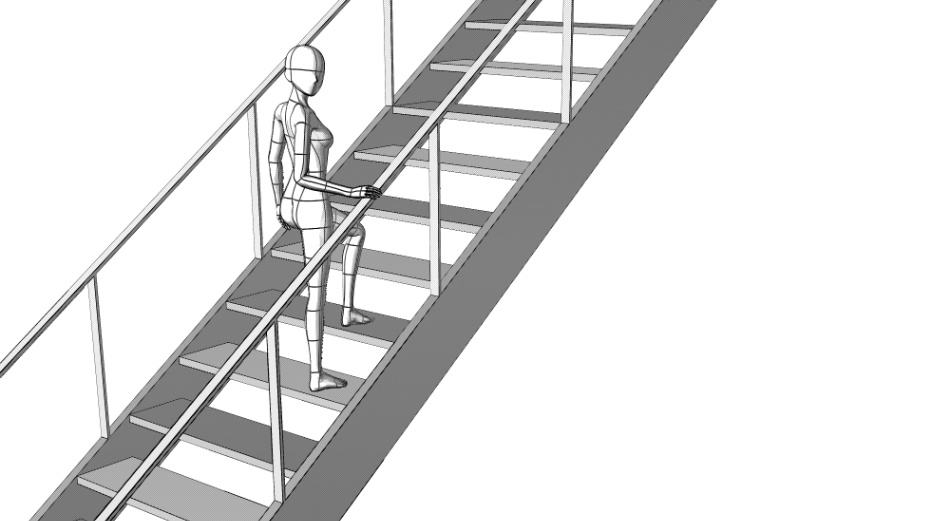 clipstudio用【3D】階段 × 3種類