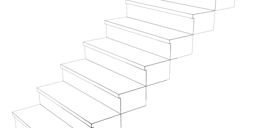 clipstudio用【3D】階段 × 3種類