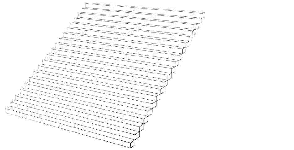 clipstudio用【3D】階段 × 3種類