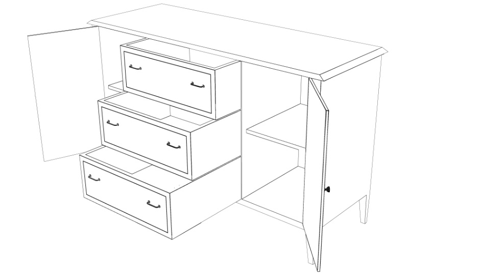 clipstudio用【3D】タンス