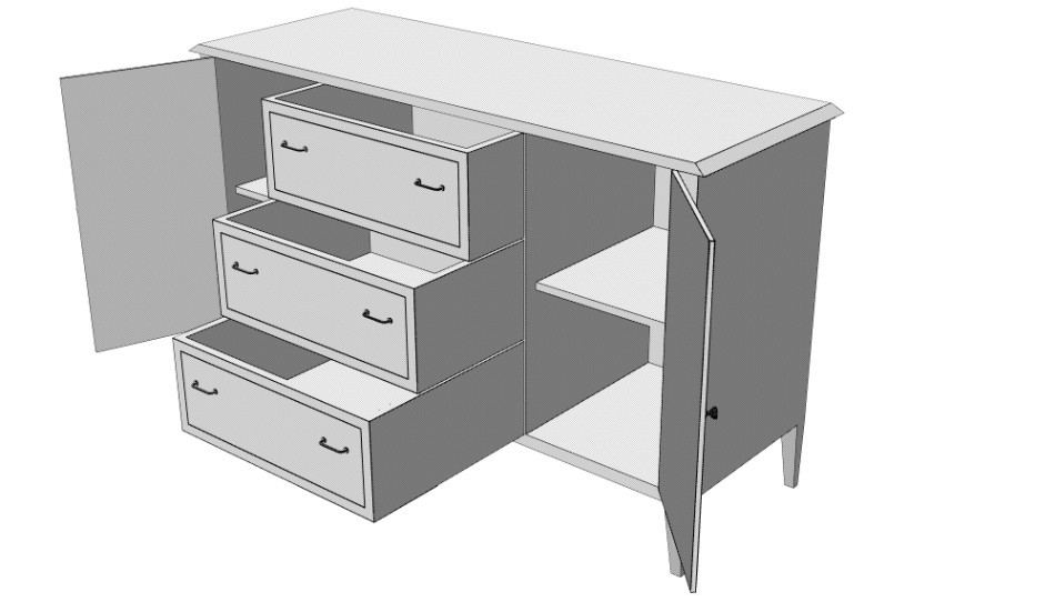 clipstudio用【3D】タンス