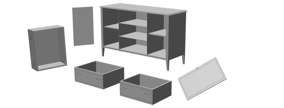 clipstudio用【3D】タンス