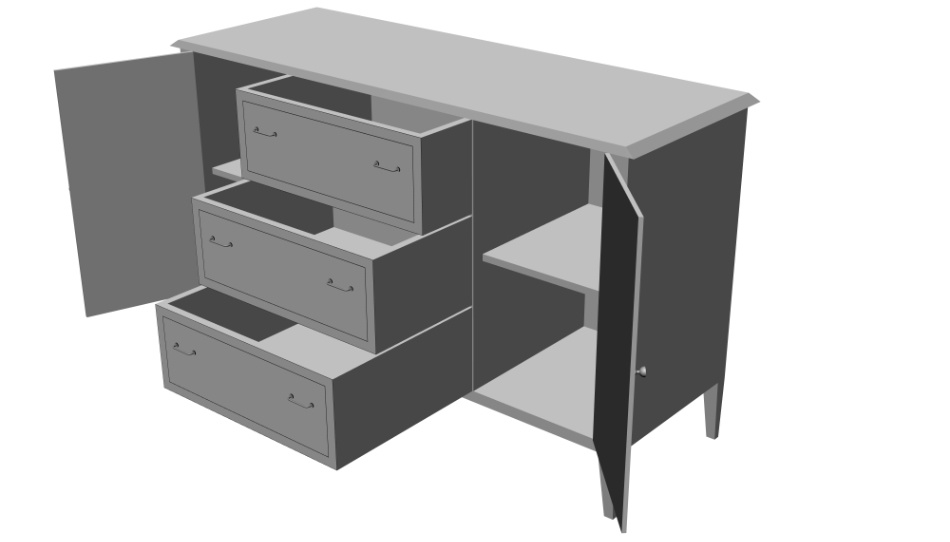 clipstudio用【3D】タンス