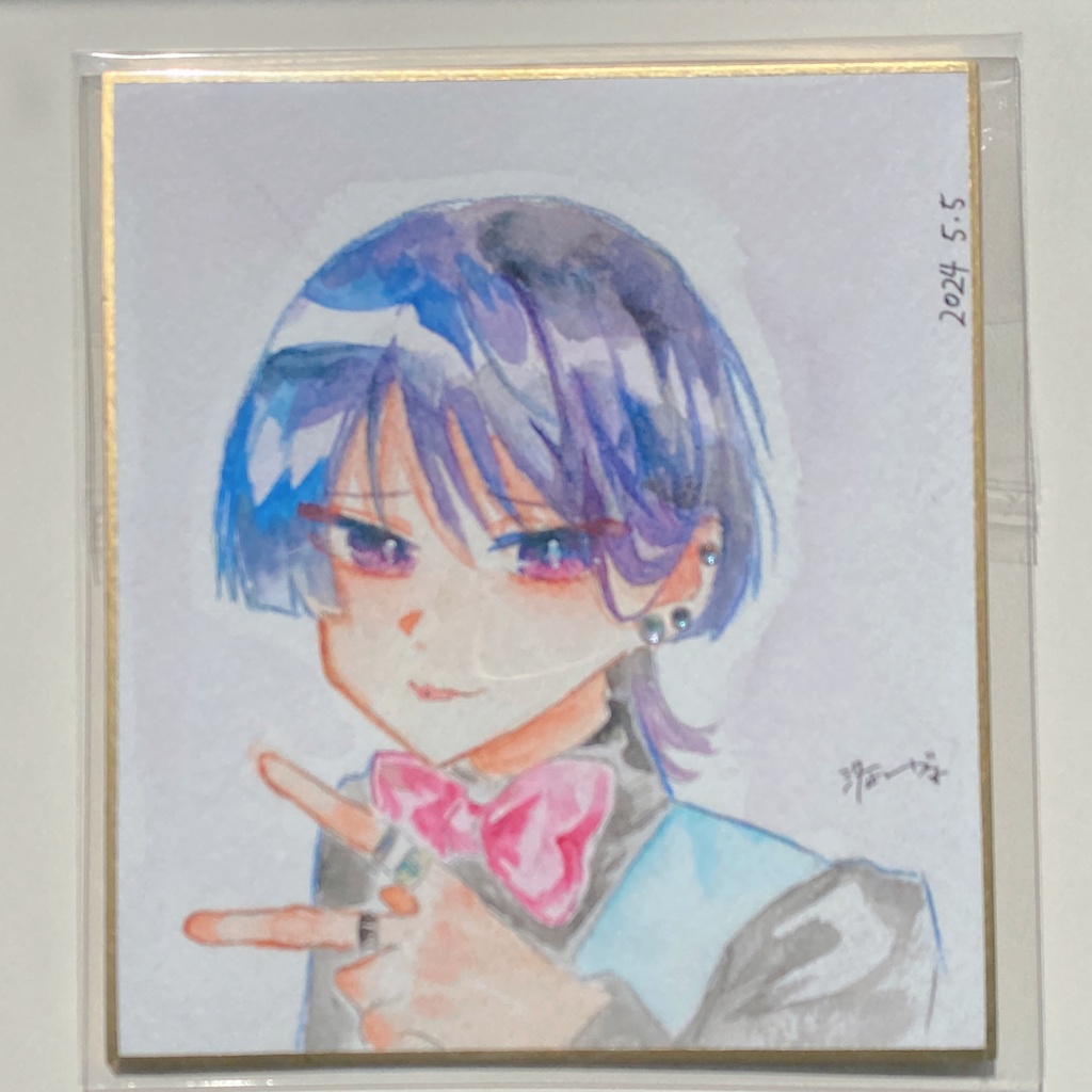 超神ノ叡智2024 スカラマシュアナログ色紙