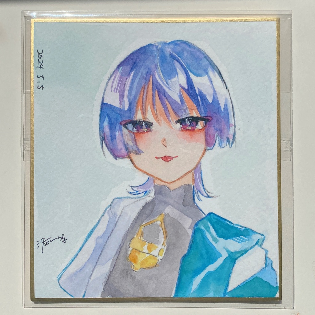 超神ノ叡智2024 スカラマシュアナログ色紙